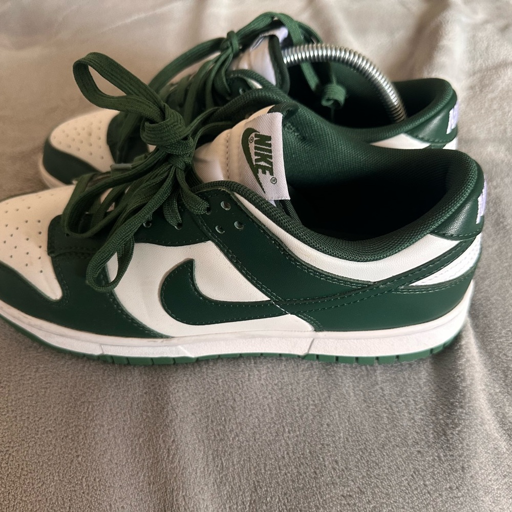 Nike Kids Green and White Sneakers